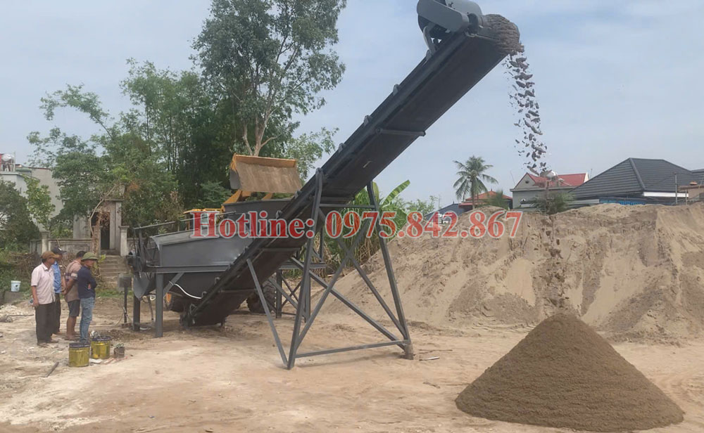 máy sàng cát xây dựng cao cấp
